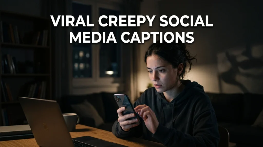 Viral Creepy Social Media Captions