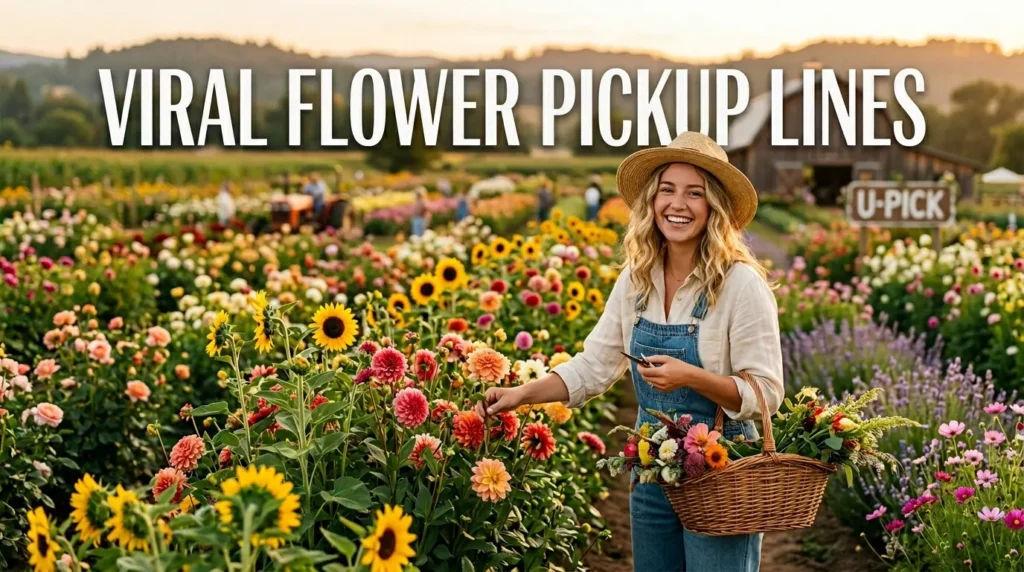 Viral Flower Upickp Lines
