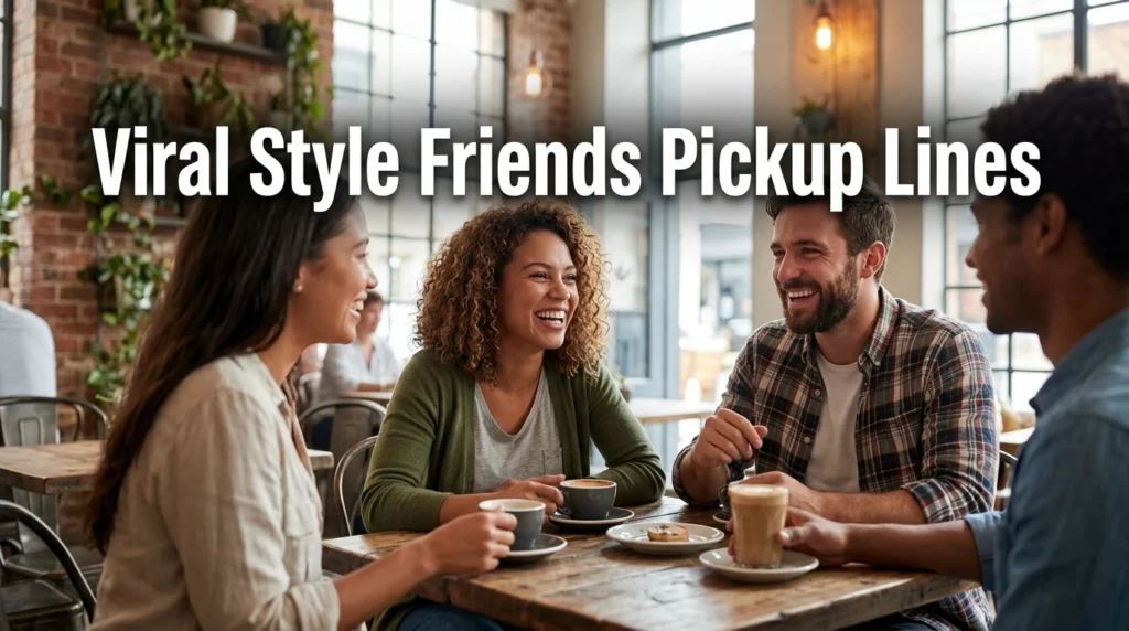 Viral Style Friends Pickup Lines