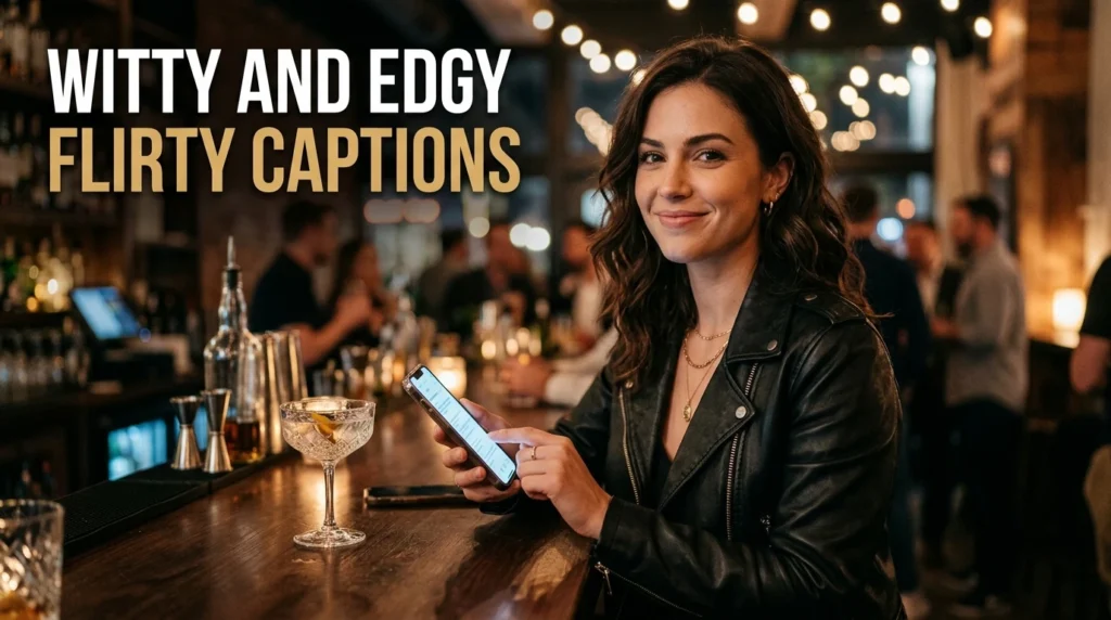 Witty And Edgy Flirty Captions