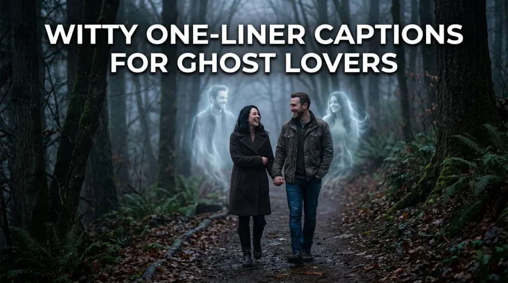 Witty One-Liner Captions For Ghost Lovers