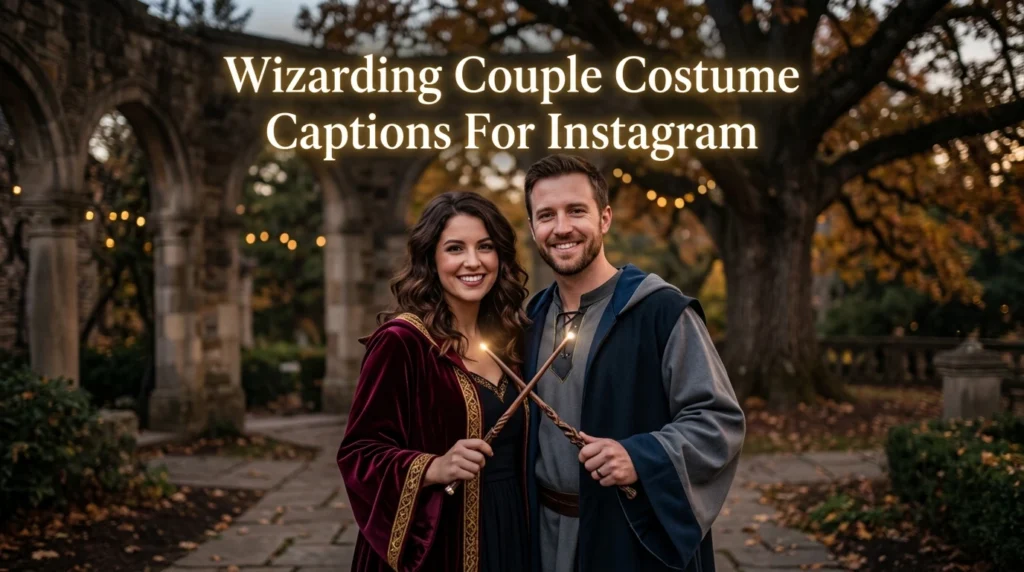 Wizarding Couple Costume Captions For Instagram