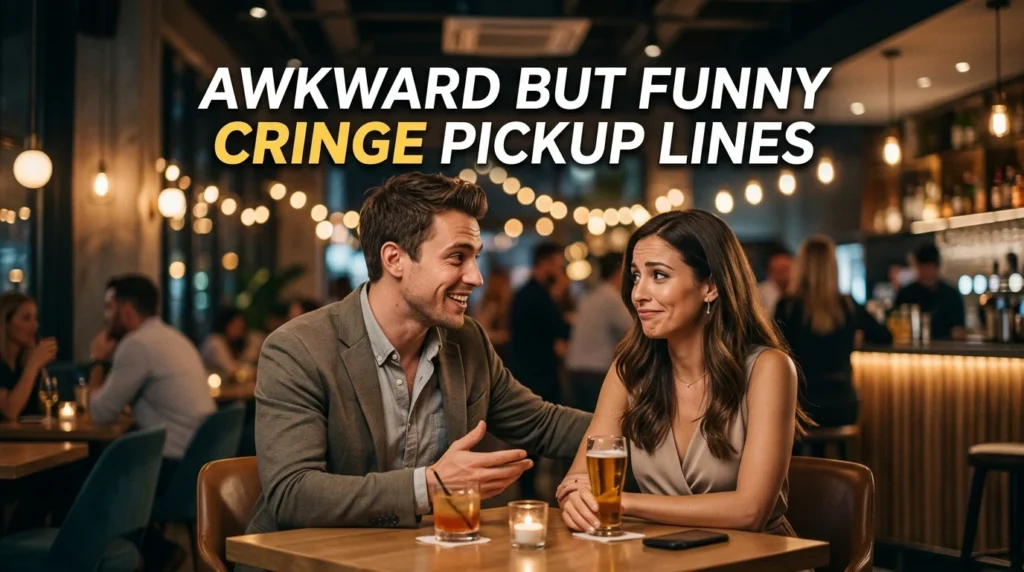 Awkward But Funny Cringe Pickup Lines