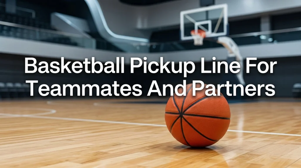 Basketball Pickup Line For Teammates And Partners