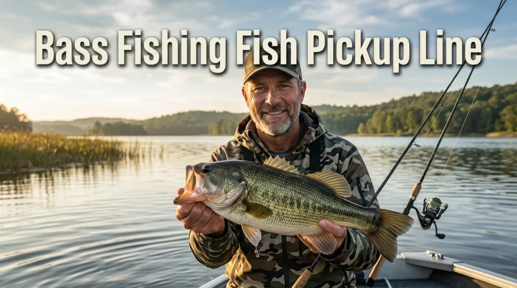 Bass Fishing Fish Pickup Line