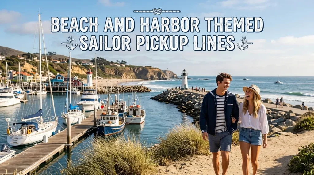 Beach And Harbor Themed Sailor Pickup Lines