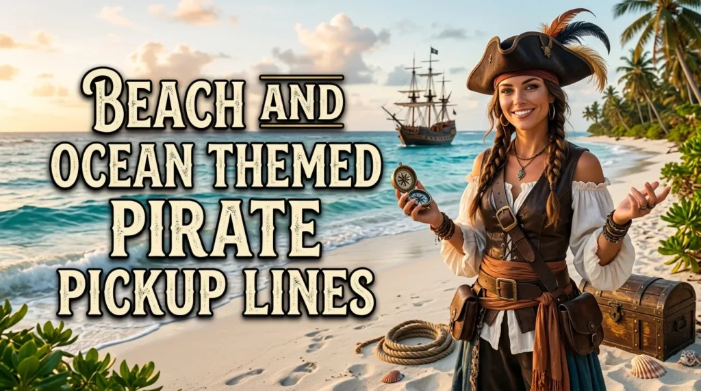 Beach And Ocean Themed Pirate Pickup Lines
