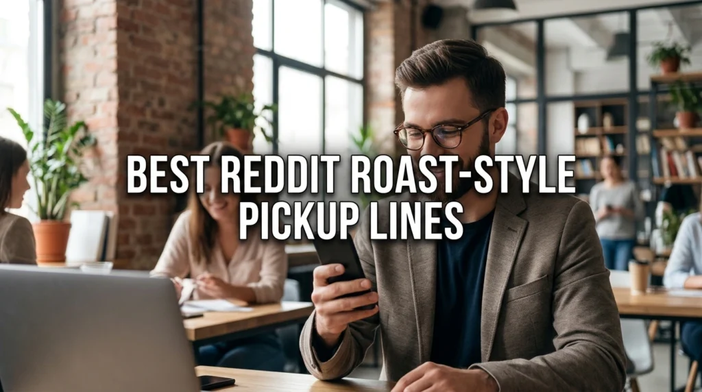 Best Reddit Roast-Style Pickup Lines