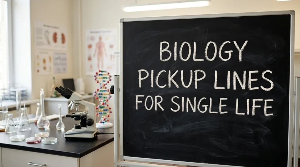 Biology Pickup Lines For Single Life