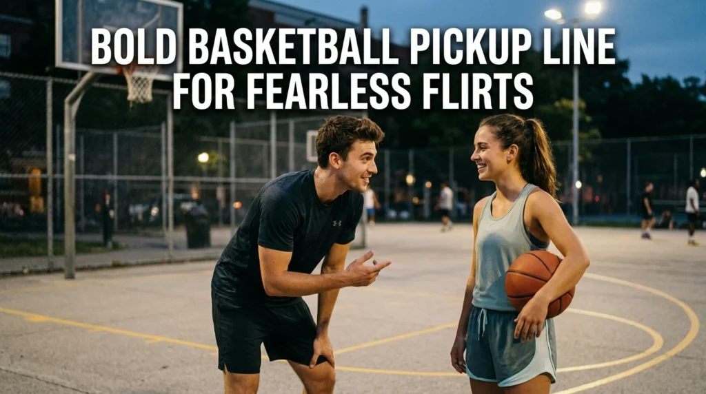Bold Basketball Pickup Line For Fearless Flirts