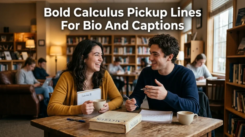 Bold Calculus Pickup Lines For Bio And Captions