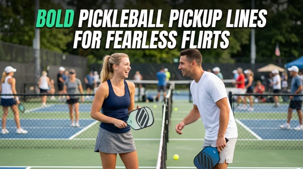 Bold Pickleball Pickup Lines For Fearless Flirts