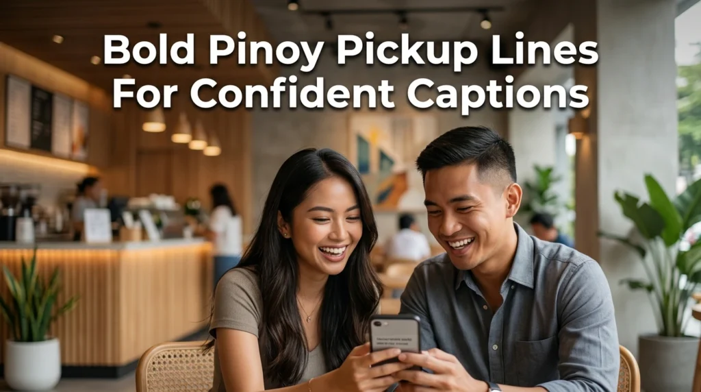 Bold Pinoy Pickup Lines For Confident Captions