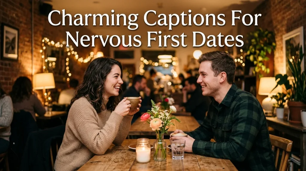 Charming Captions For Nervous First Dates