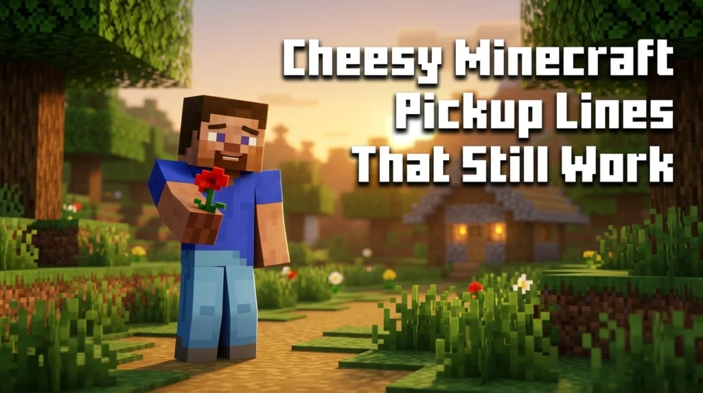 Cheesy Minecraft Pickup Lines That Still Work