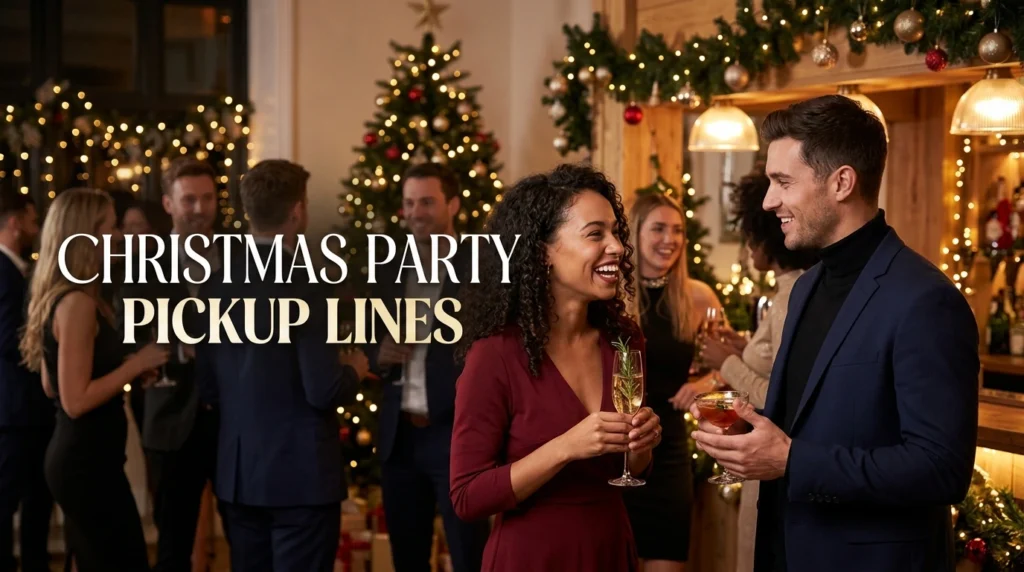 Christmas Party Pickup Lines