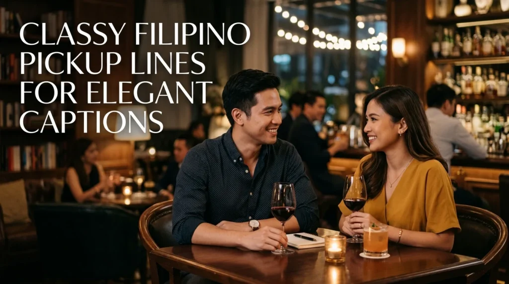 Classy Filipino Pickup Lines For Elegant Captions
