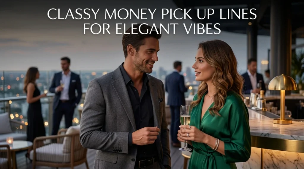 Classy Money Pick Up Lines For Elegant Vibes