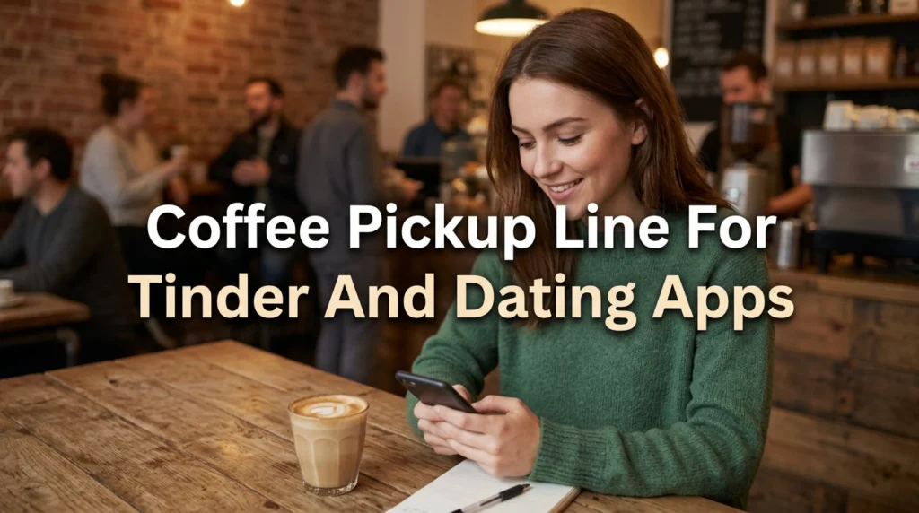 Coffee Pickup Line For Tinder And Dating Apps