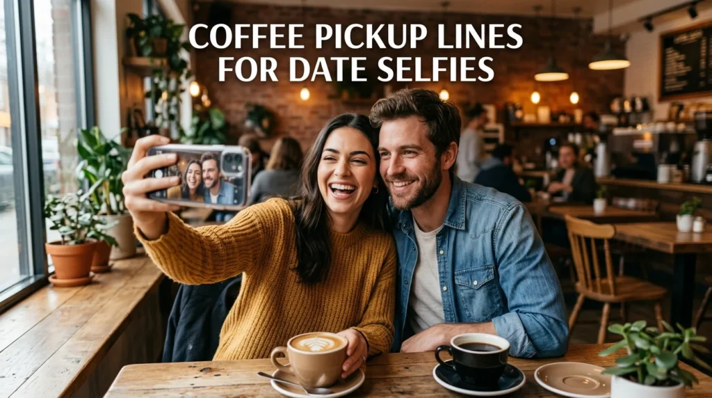 Coffee Pickup Lines For Date Selfies