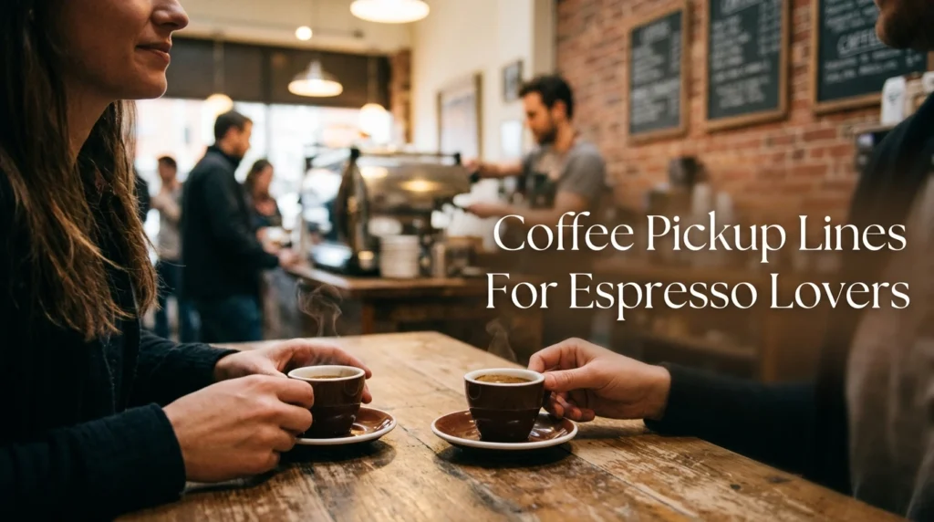 Coffee Pickup Lines For Espresso Lovers