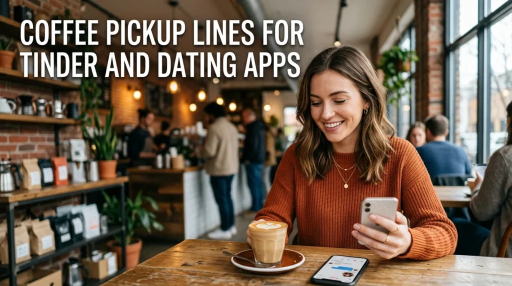 Coffee Pickup Lines For Tinder And Dating Apps