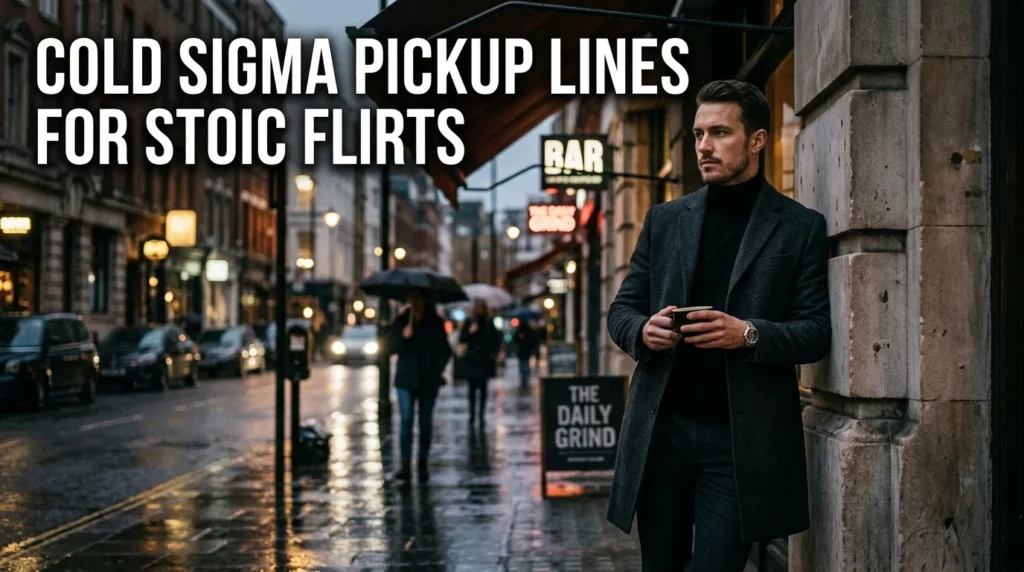 Cold Sigma Pickup Lines For Stoic Flirts