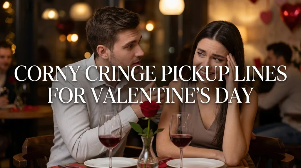 Corny Cringe Pickup Lines For Valentine's Day