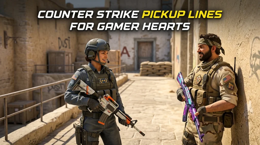 Counter Strike Pickup Lines For Gamer Hearts