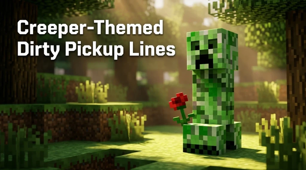 Creeper-Themed Dirty Pickup Lines