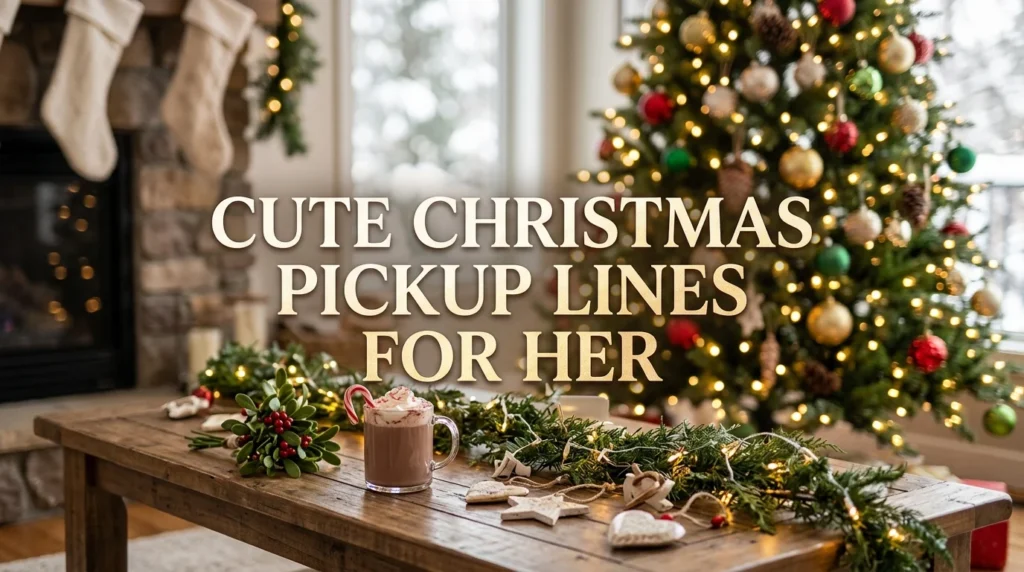Cute Christmas Pickup Lines For Her