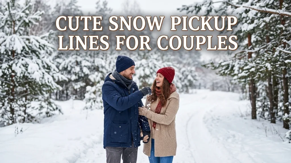 Cute Snow Pickup Lines For Couples