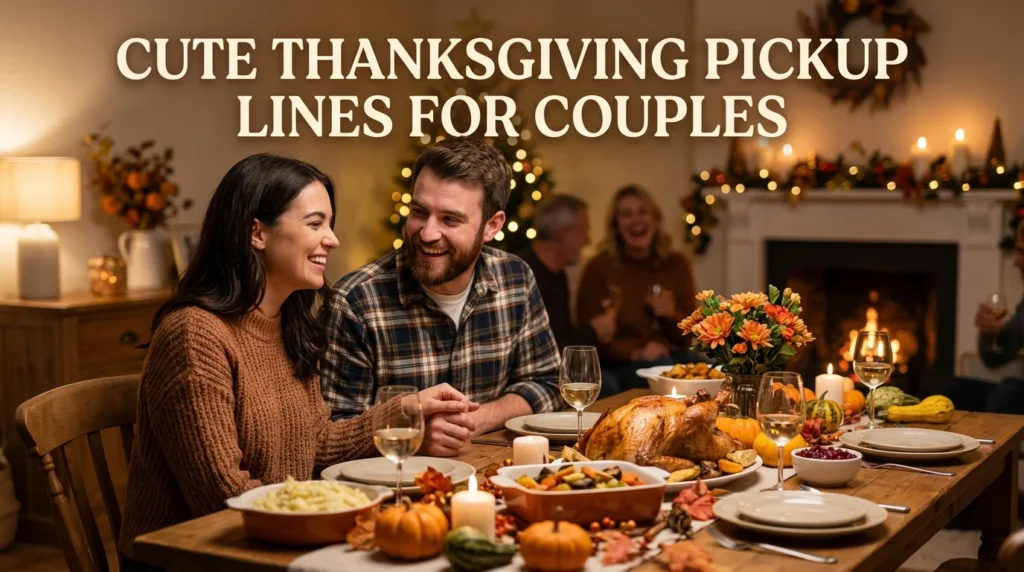 Cute Thanksgiving Pickup Lines For Couples