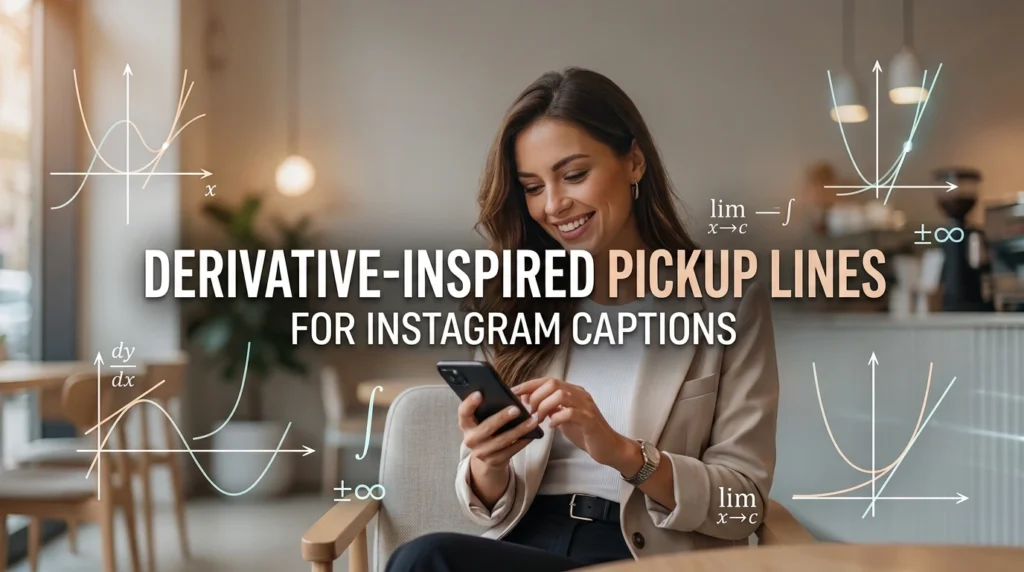 Derivative-Inspired Pickup Lines For Instagram Captions