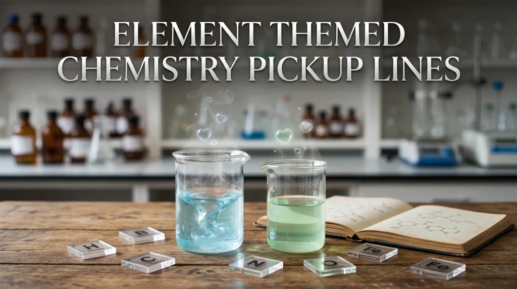 Element Themed Chemistry Pickup Lines