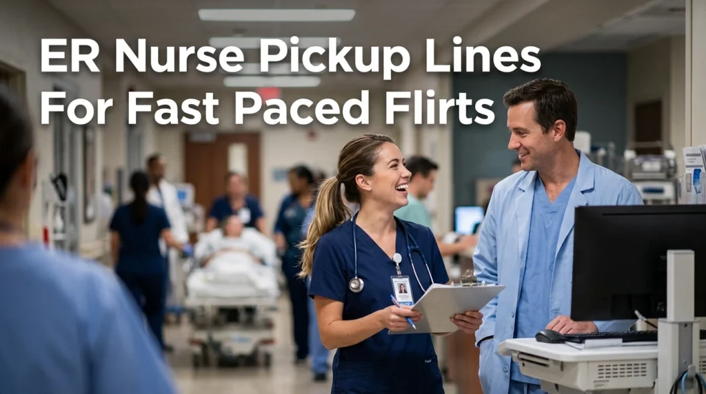 Er Nurse Pickup Lines For Fast Paced Flirts