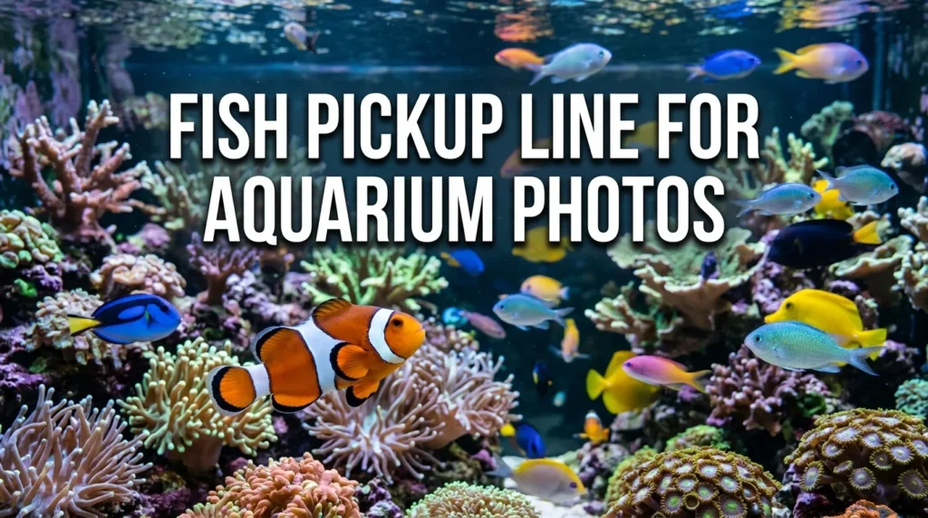 Fish Pickup Line For Aquarium Photos