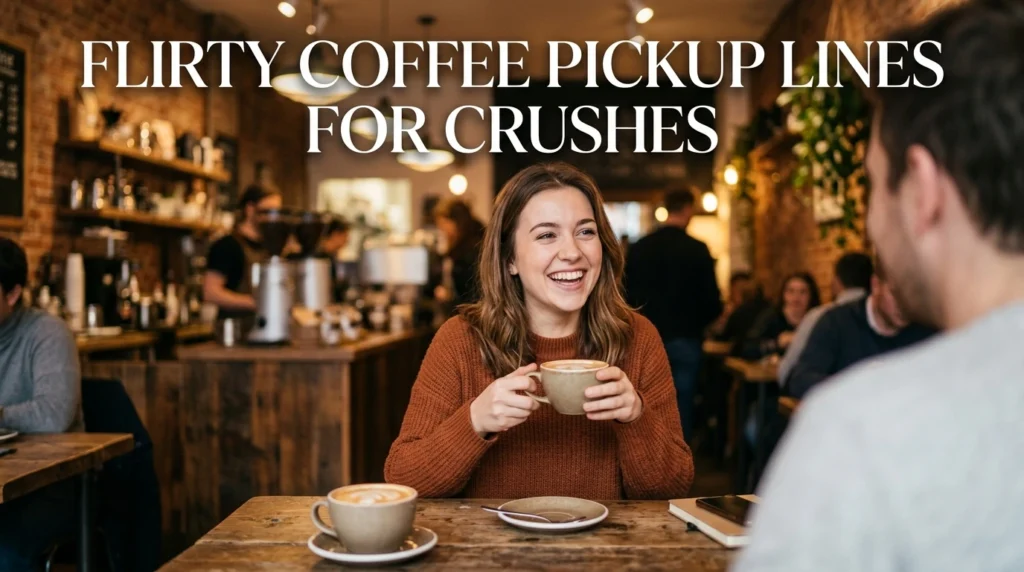 Flirty Coffee Pickup Line For Crushes