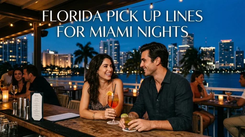 Florida Pick Up Lines For Miami Nights