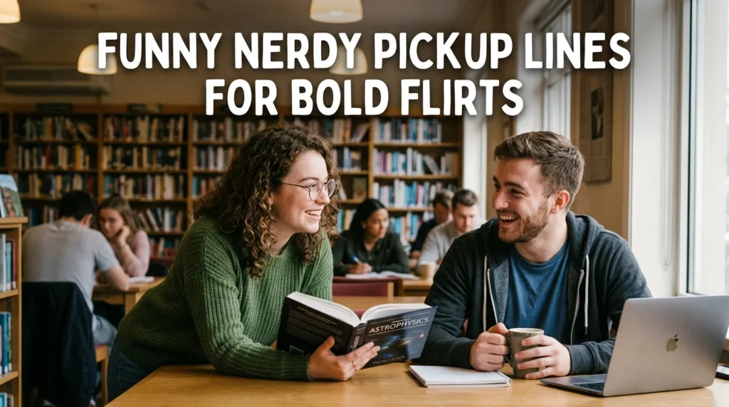 Funny Nerdy Pickup Lines For Bold Flirts