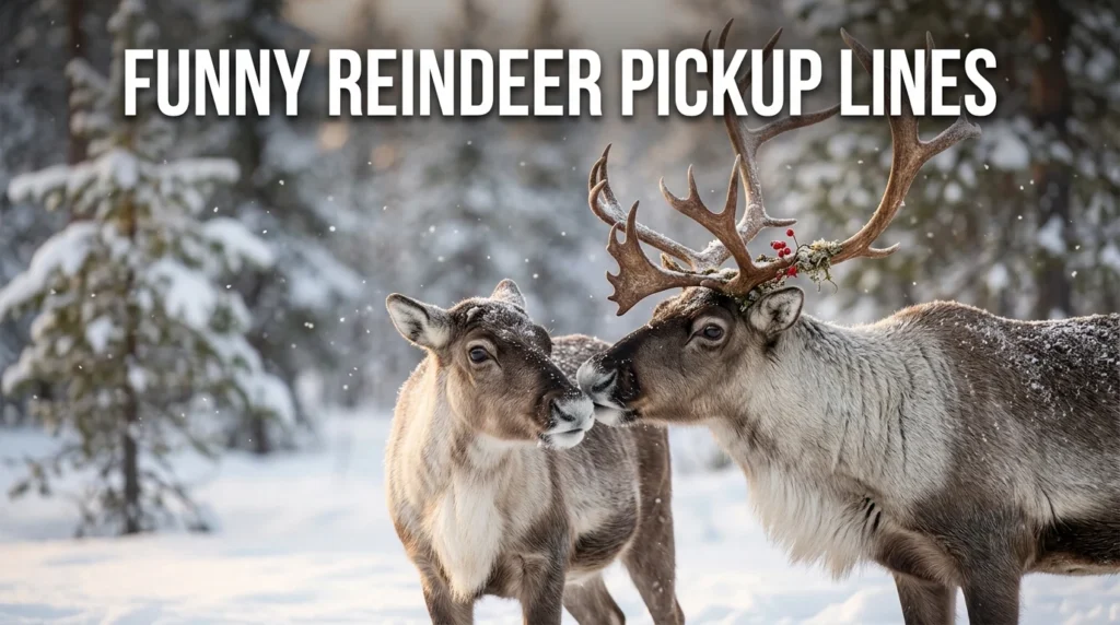 Funny Reindeer Pickup Lines
