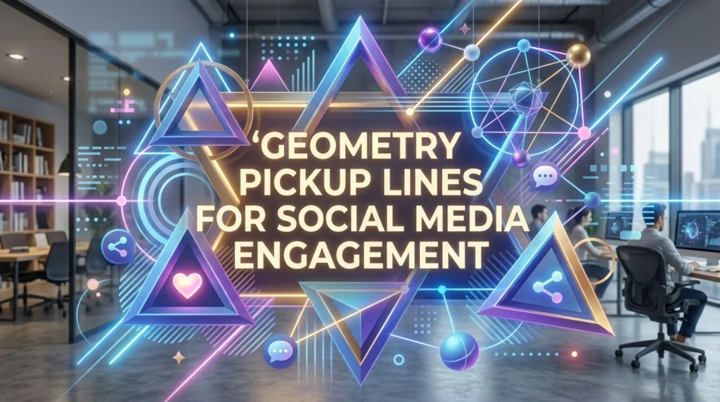 Geometry Pickup Lines For Social Media Engagement