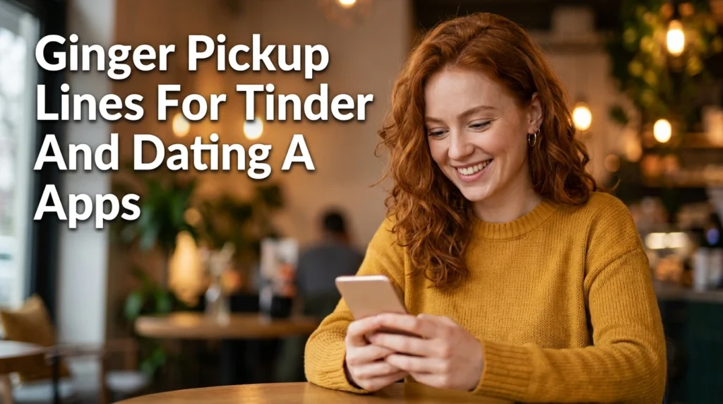 Ginger Pickup Lines For Tinder And Dating Apps