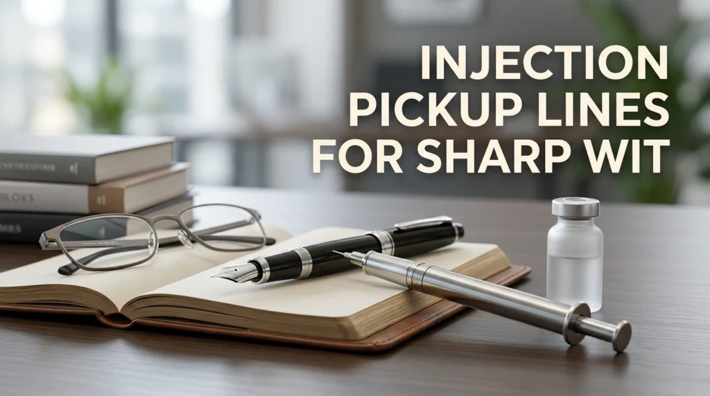 Injection Pickup Lines For Sharp Wit