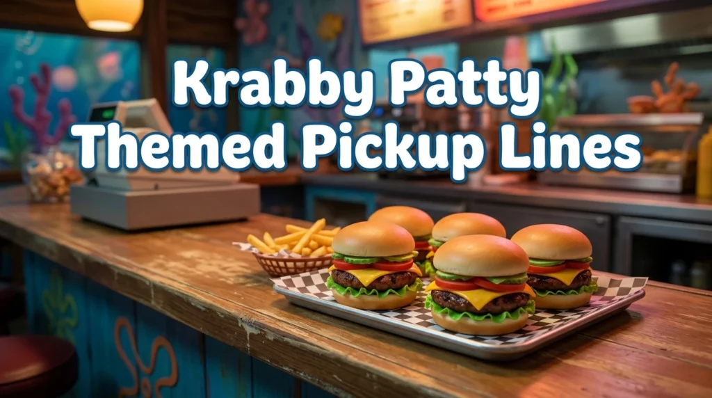 Krabby Patty Themed Pickup Lines