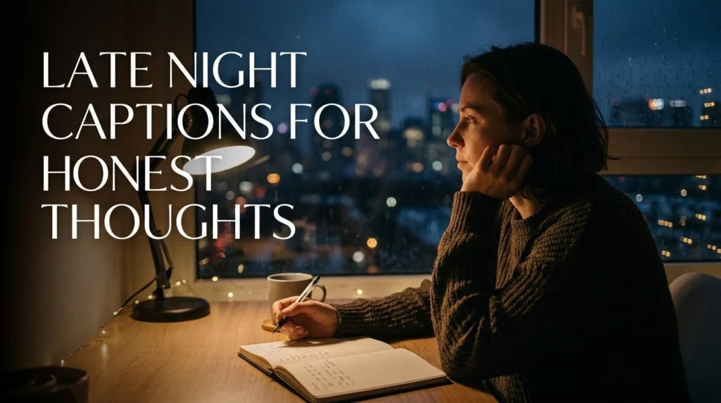 Late Night Captions For Honest Thoughts
