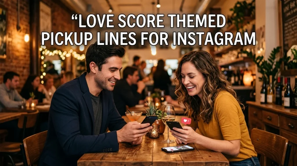 Love Score Themed Pickup Lines For Instagram
