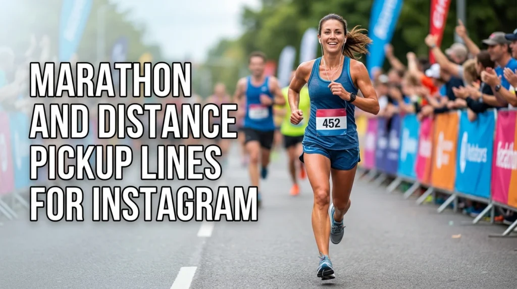 Marathon And Distance Pickup Lines For Instagram