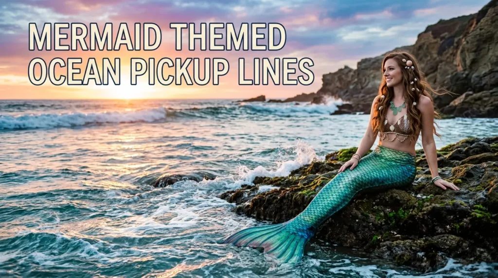 Mermaid Themed Ocean Pickup Lines