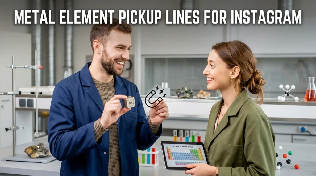 Metal Element Pickup Lines For Instagram